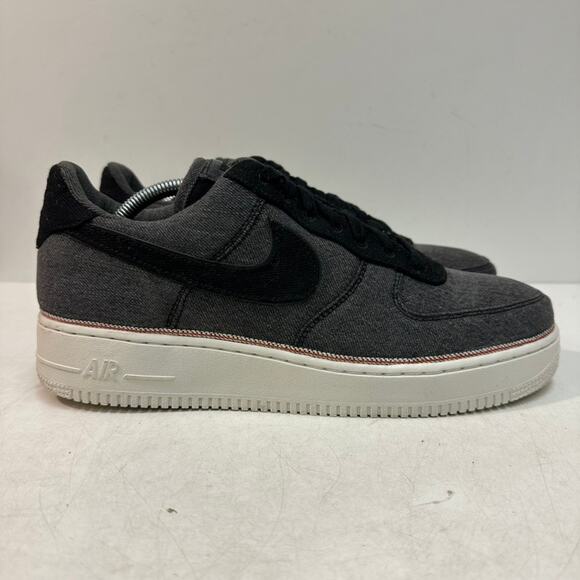 EXCELLENT Nike 3x1 x Air Force 1 "Black Denim" Selvedge Basketball Streetwear 11 - Picture 2 of 11